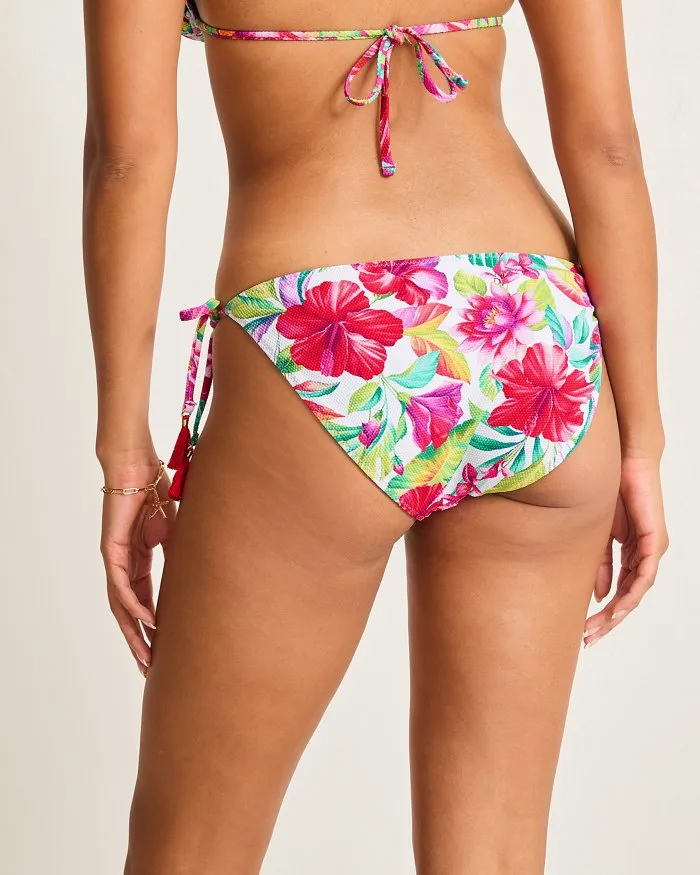 Womens Tommy Bahama Swimwear Tommy Bahama Womens Island Cays Fiesta Reversible String Bottom - Pink Maui Rev*
